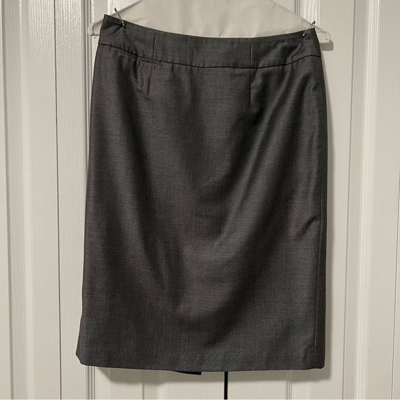 Charcoal Gray Calvin Klein Suit - Blazer + Skirt - Picture 5 of 11